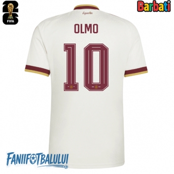 Spania Dani Olmo #10 Tricou Fotbal Replică Mondial 2026 Barbati Deplasare